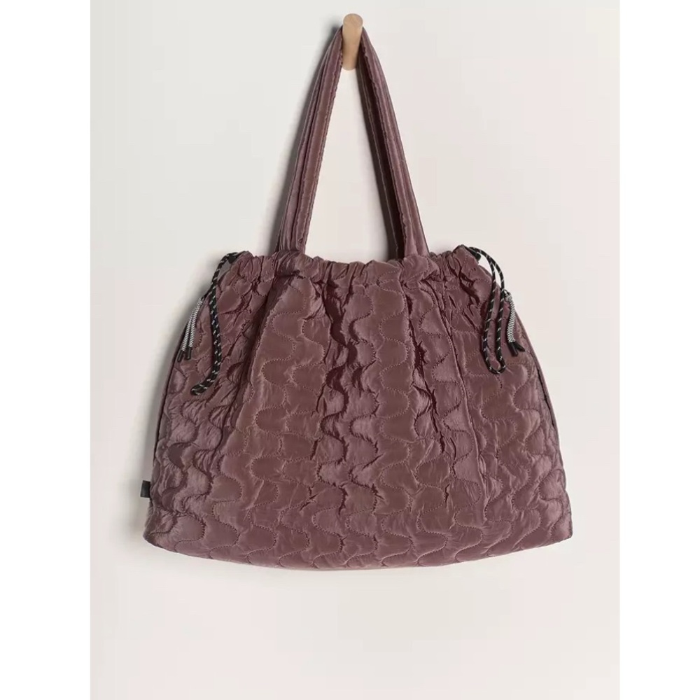 NWT FP Movement by Free People Quilted Tote - Gunmetal